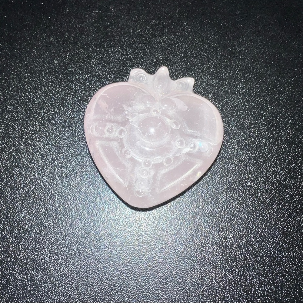 Sailor Moon Rose Quartz Cosmic Heart Compact Crystal New